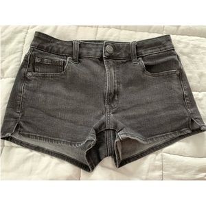 black american eagle jean shorts